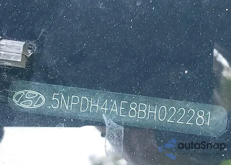 2011 Hyundai Elantra Gls from USA, damaged, VIN 5NPDH4AE8BH022281